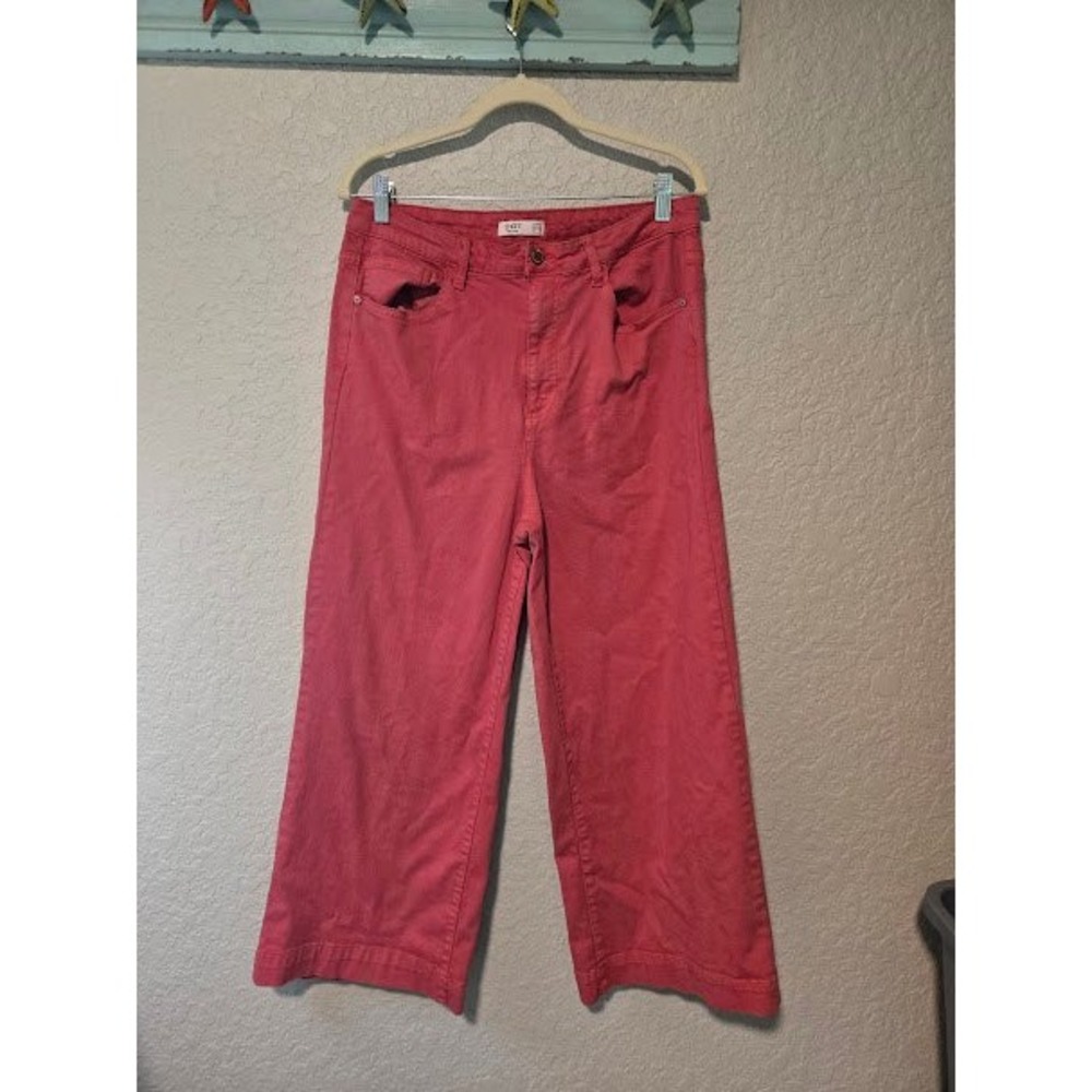 OAT‎ Dark Pink Wide Leg Jeans